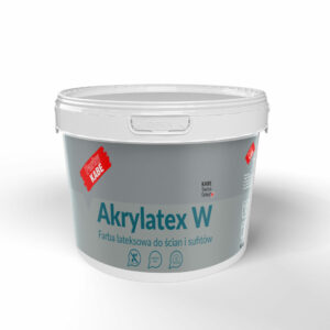 AKRYLATEX W – Farba lateksowa do ścian i sufitów
